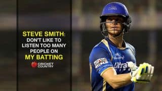 Steve Smith: I don’t really like to listen to too many people on my batting